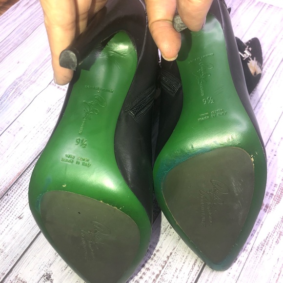 Donald J Pliner black leather & Spanish ankleboots - Picture 8 of 8